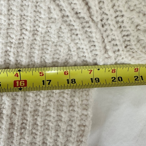 MANGO Teen Cream Collared Sweater — Size Large - Picture 4 of 5